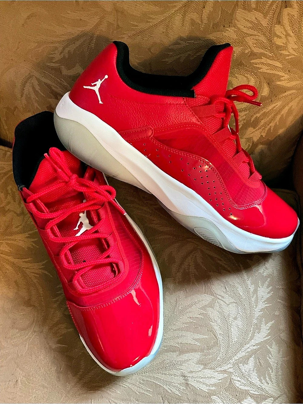 Jordan Jumpman Two Trey Bred Concord Red & White Men's US 12.5